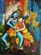 Shiv Shakti (ART_7604_49912) - Handpainted Art Painting - 18in X 24in
