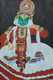 Pride Of Indian Dance Art Kathkali (ART_7672_50987) - Handpainted Art Painting - 24in X 36in