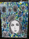 Breathe (ART_7689_50977) - Handpainted Art Painting - 12in X 17in