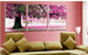 Bloom in Spring - Handpainted Art Painting - 48in X 24in (16in X 24in X 3pcs)