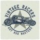 Vintage Racers (PRT_1835) - Canvas Art Print - 27in X 27in