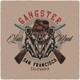 SF Gangster (PRT_1877) - Canvas Art Print - 27in X 27in