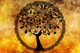 Tree Art With Multi Colour Background 22 (PRT_1984) - Canvas Art Print - 18in X 12in