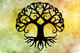 Tree Art With Colour Background 2 (PRT_1968) - Canvas Art Print - 18in X 12in