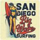 San Diego (PRT_2788) - Canvas Art Print - 28in X 28in