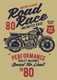 Road Race Motorcycles (PRT_3147) - Canvas Art Print - 21in X 29in