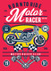 Motor Racer (PRT_3485) - Canvas Art Print - 21in X 29in