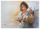 Golden Soul (ART_5774_51525) - Handpainted Art Painting - 23in X 16in