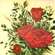 Red Roses (ART_7719_51358) - Handpainted Art Painting - 30in X 30in