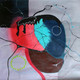 abstract, abstract painting,blue abstract, patch of color,multi color abstract