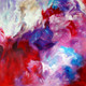 abstract, abstract painting,red abstract, patch of color,multi color abstract, pink abstract, rose colored