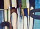 abstract, abstract painting, sky, skyline, sky painting, blue blocks, connected, stroke, abstract stroke painting