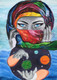 Covid19 pandemic  (ART_7676_50938) - Handpainted Art Painting - 10in X 12in