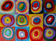 abstract, abstract painting, sky, skyline, sky painting, blue blocks, connected, stroke, abstract stroke painting, circle, round, round objects