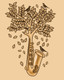 Saxophone (PRT_4258) - Canvas Art Print - 21in X 26in