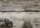 Monsoon and river (ART_7747_51896) - Handpainted Art Painting - 17in X 12in