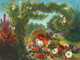 Basket Of Flowers by Eugene Delacroix
(PRT_4350) - Canvas Art Print - 23in X 18in