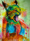 ROAR (PRT_7337_52316) - Canvas Art Print - 30in X 40in