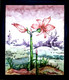 Blooming flower (ART_7759_52191) - Handpainted Art Painting - 14in X 12in