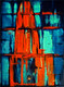 Shivalaya -The Shiva Temple (ART_1252_52161) - Handpainted Art Painting - 17in X 23in