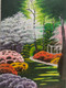 Romantic garden  (ART_2572_52049) - Handpainted Art Painting - 8in X 11in