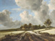 Wheat Fields by Jacob van Ruisdael 
(PRT_4783) - Canvas Art Print - 22in X 17in