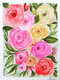 Roses all day! (ART_7785_52478) - Handpainted Art Painting - 9in X 12in