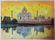 Wah Taj (ART_7746_52418) - Handpainted Art Painting - 17in X 11in