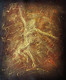 abstract, texture, metallic, metallic textured painting, golden painting, lady, woman, firgurative, golden figurative painting
