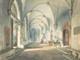 Cloisters In A Nunnery by Simon Quaglio
(PRT_5029) - Canvas Art Print - 21in X 16in