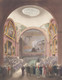 Common Council Chamber, Guildhall by Designed and etched by Thomas Rowlandson
(PRT_5070) - Canvas Art Print - 15in X 19in