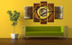 The Revolving Eye - Handpainted Art Painting - 68in X 40in (Details Inside)