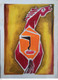Humans best Companion (ART_7657_52909) - Handpainted Art Painting - 18in X 24in