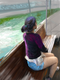 Girl In The Boat (PRT_7778_52841) - Canvas Art Print - 18in X 24in