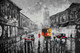Golden Days - 36in X 24in,71Landscape114_3624,Landscape and Seascape;Community Artists Group,Canvas,Oil Colors,Beauty at Rain,Cars,Memories,old gold days,Museum Quality - 100% Handpainted