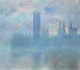 Houses Of Parliament, London (1900‚Äì1901) by Claude Monet
(PRT_5221) - Canvas Art Print - 18in X 16in