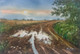 The muddy way (ART_7812_53121) - Handpainted Art Painting - 16in X 10in