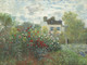 The Artist's Garden In Argenteuil, A Corner Of The Garden With Dahlias (1873) by Claude Monet
(PRT_5233) - Canvas Art Print - 23in X 17in