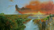 Breathtaker sunset (ART_5868_46271) - Handpainted Art Painting - 43in X 25in