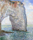 The Manneporte Near √âtretat (1886)  by Claude Monet
(PRT_5289) - Canvas Art Print - 17in X 21in