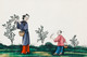 Chinese Painting Illustrating A Mother And A Son Plucking Tea Sprouts (1800‚Äì1899) by Miriam and Ira D
(PRT_5368) - Canvas Art Print - 30in X 20in