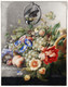 Flowers And Fruits by  Herman Henstenburgh
(PRT_5432) - Canvas Art Print - 28in X 36in