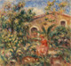 Farmhouse 2(La Ferme) (1917) By Pierre-Auguste Renoir (PRT_5623) - Canvas Art Print - 30in X 27in