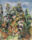 Rocks And Trees (Rochers Et Arbres) (1904) By Paul C√©zanne (PRT_5727) - Canvas Art Print - 27in X 34in