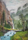 River Necklace (ART_5868_53642) - Handpainted Art Painting - 23in X 35in
