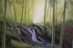 Bamboo Beauty (ART_5868_53647) - Handpainted Art Painting - 35in X 23in