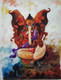 Lord Ganesha (ART_7847_53528) - Handpainted Art Painting - 11in X 13in