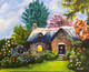 Dream house  (PRT_7844_53551) - Canvas Art Print - 24in X 19in