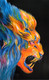 Lion king (ART_7842_53867) - Handpainted Art Painting - 10in X 16in