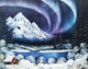 Northern Lights (ART_7871_53938) - Handpainted Art Painting - 24in X 18in